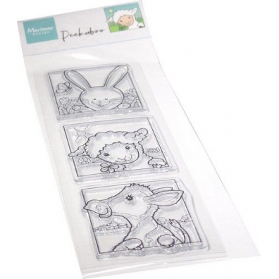 Marianne Design Cleat Stamp Hetty's Peek-a-boo Lente dieren