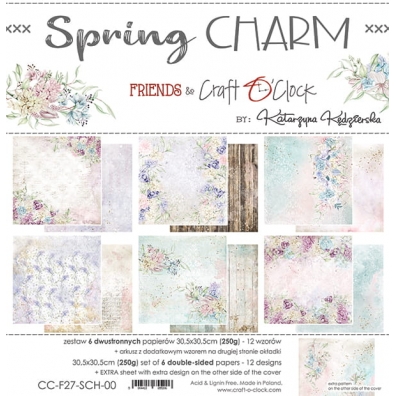 Craft O Clock - Spring Charm - 30,5x30,5cm