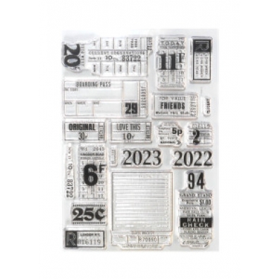 Elisabeth Craft Designs - Planner Essentials  stamps - Tickets