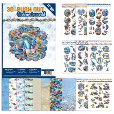 3D Push Out nr 39 - Underwater World