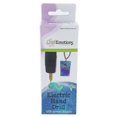 CraftEmotions Electrische USB mini boor- incl 13 boortjes
