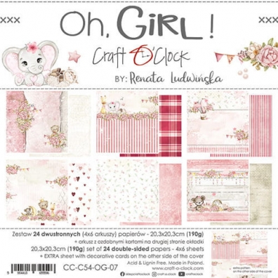 CraftOClock - Oh Girl - 20,3x20,3 cm