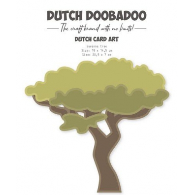 Dutch Doobadoo Card Art Savannah Tree A5