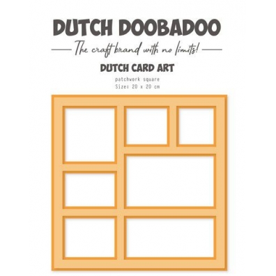 Dutch Doobadoo Card Art. Patchwork Square A4