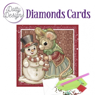 Diamonds Cart - Mouse and snowman