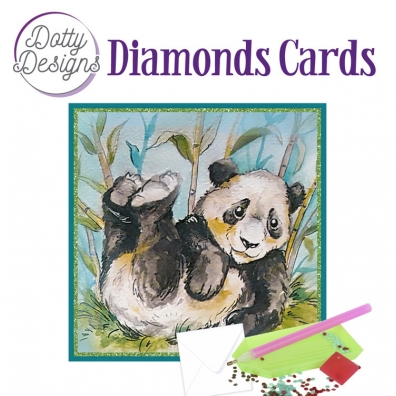 Diamonds Cart - Lazy Panda Bear