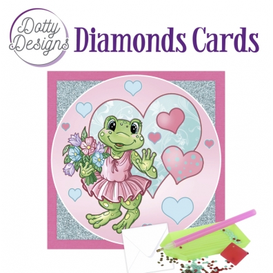 Diamonds Cart - Frog with flowers