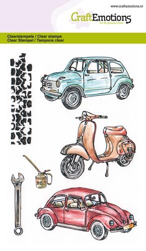 Craft Emotions clearstamps A6 - Classic Cars 2