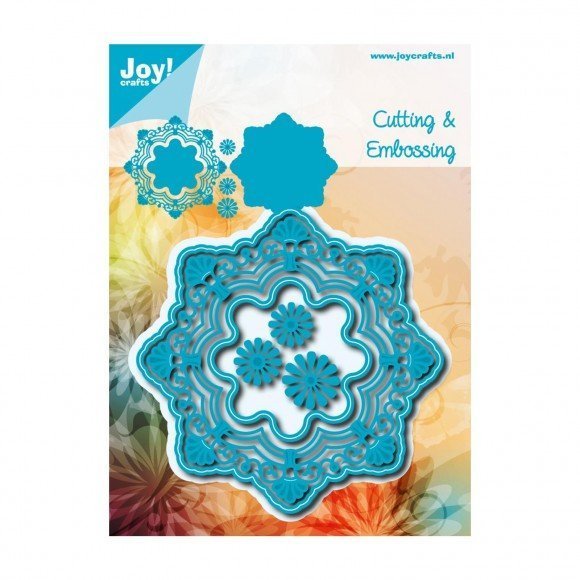 Joy!Crafts snij-embosstencil fantastic cirkel bloemen