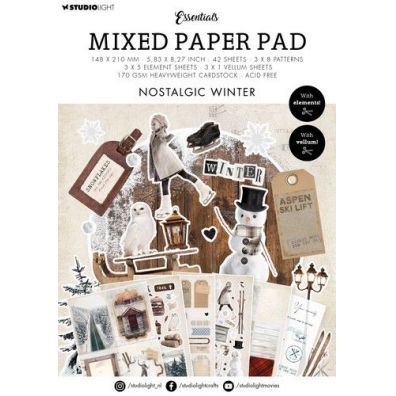 Studio Light Mixed Paper Pad Essentials nr 28