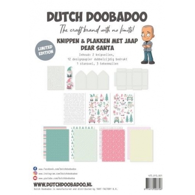 Dutch Doobadoo - knippen & plakken met Jaap - Dear Santa