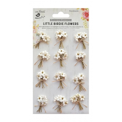 Little Birdie - Paper Flowers - Bouquet Shabby Chic