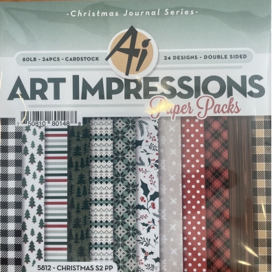 Art Impressions Paper Packs Christmas 5812
