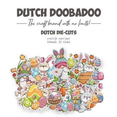 Dutch Doobadoo Stansjes Voorjaar 33 stuks