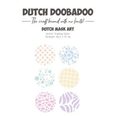 Dutch Doobadoo Mask-Art A4 ATC cirkels