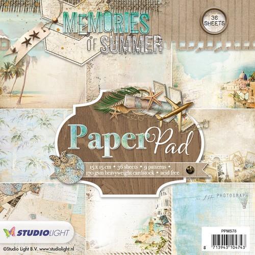 Studio Light Paper Pad 36 vel Memories of Summer nr 78