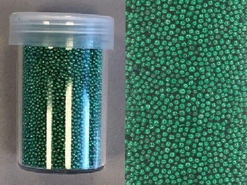 Mini pearls ( zonder gat ) groen 22 gram