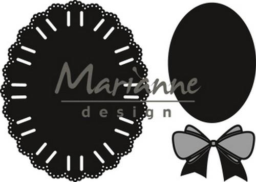 Marianne Design Craftable Oval ribbon die