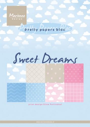 Marianne Design Paperpad Sweet Dreams A5