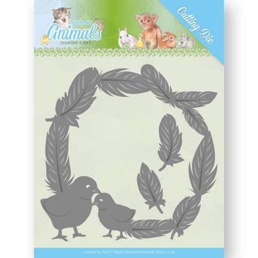 Jeanine's Art - Young Animals - Feathers all Around