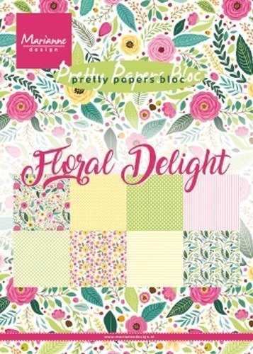 Marianne Design Paperpad Floral Delight A5