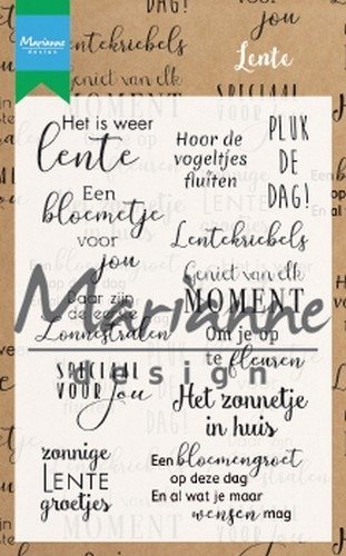 Marianne Design Clear Stamps Lente