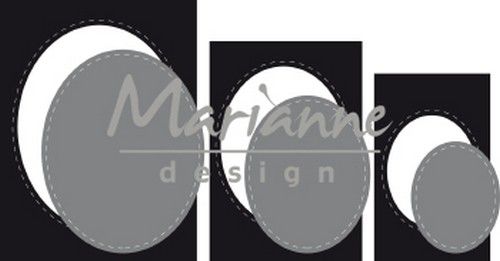 Marianne Design Craftable Basic passe-partouts Ovalen