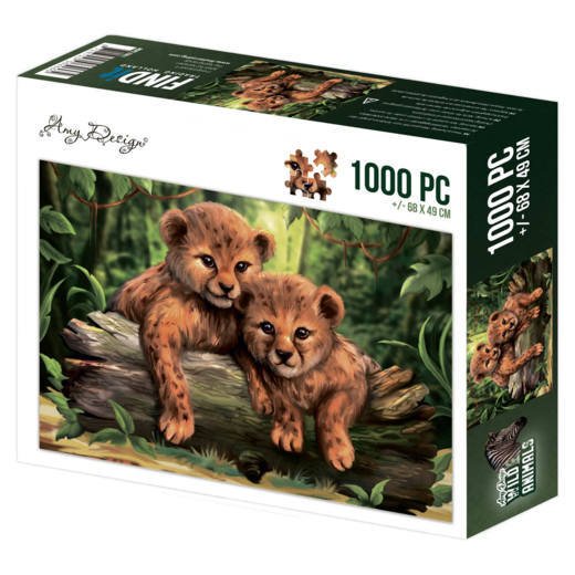 Puzzle 1000pc - Amy Design - Wild Animals 2 - Cubs