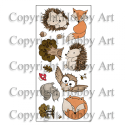 Clearstamp Hobby Art - Forest Friends