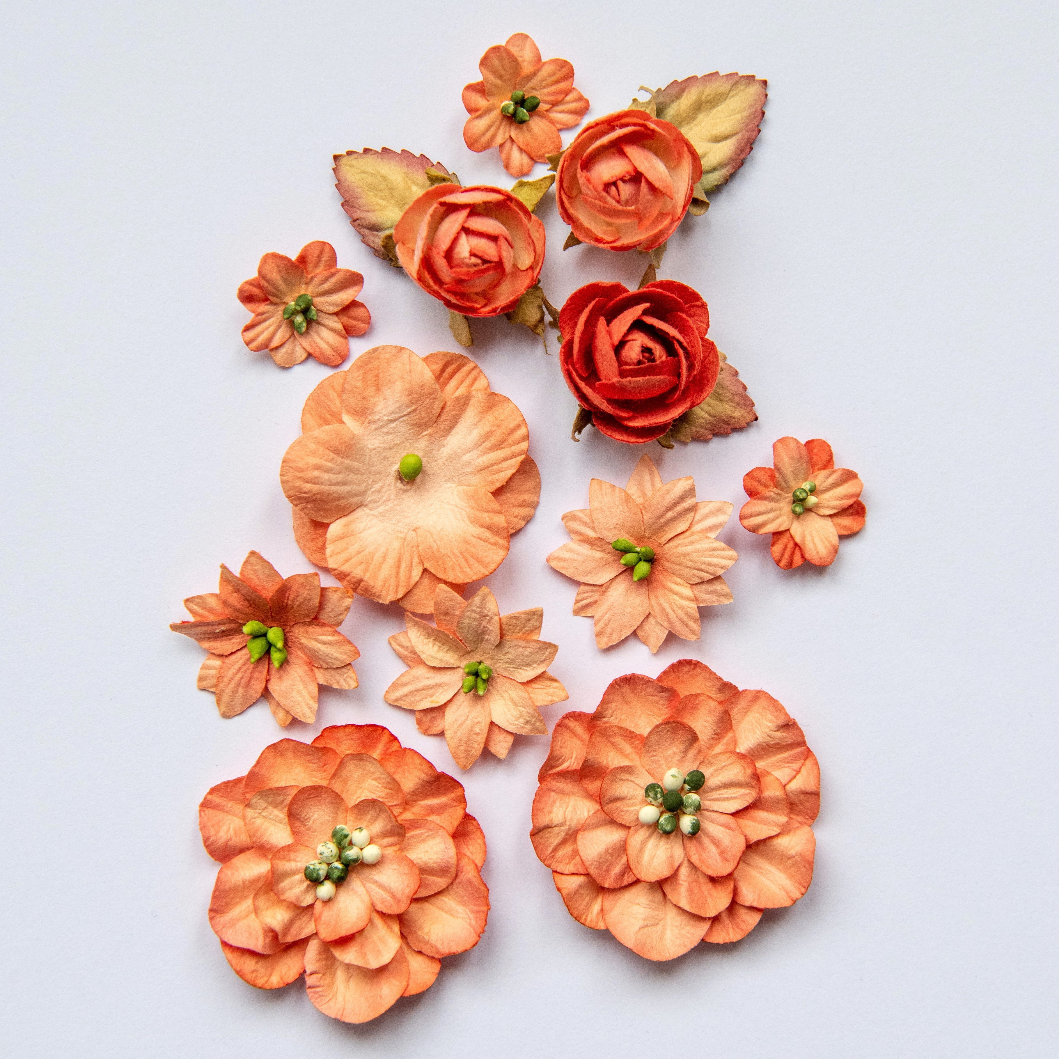 Country Blooms - Tangerine