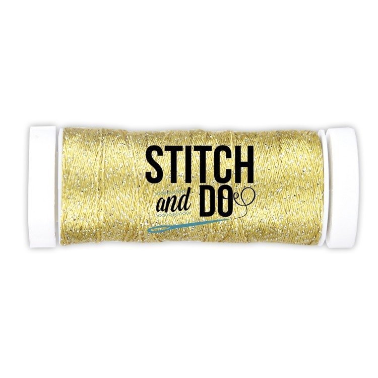 Stitch and Do Sparkles Embroidery Thread Yellow Gold