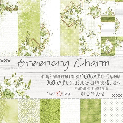 Greenery Charm - 6 vellen