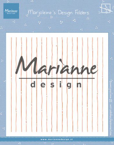 Marianne Design Embossing folder Marjoleine's stripes