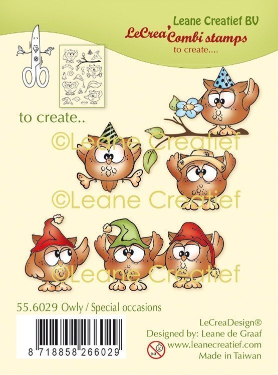 Combi Clear stamp Uil , special occasions