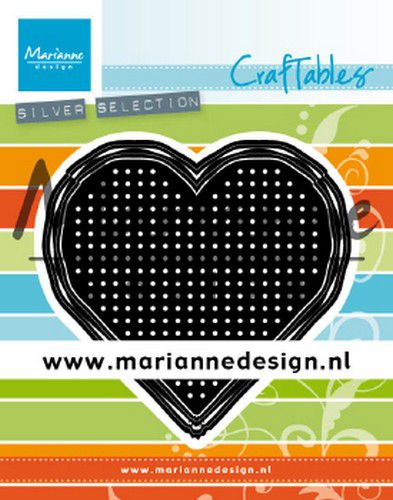Marianne Design Craftable Cross Stitch Hart
