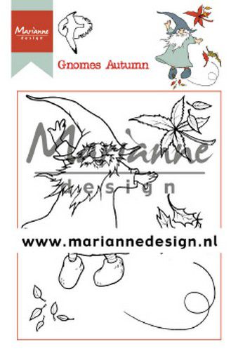 Marianne Design Clear Stamp Hetty's Gnomes herfst