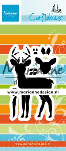 Marianne Design Craftable hert bij Marleen