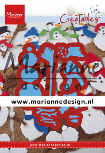 Marianne Design Creatable Tiny's Frosty Snowmen