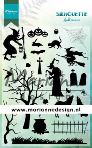 Marianne Design Clear stamps Silhouette Halloween