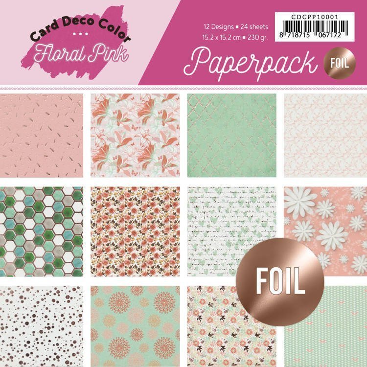 Foiled Paperback - Yvonne Creations - Floral Pink