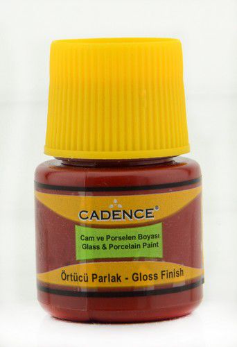 Cadence Opague Glas & Porselein verf Oxide rood