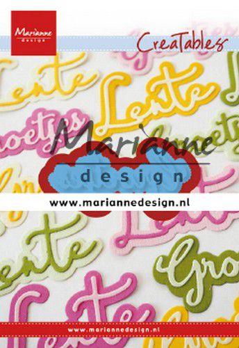 Marianne Design Creatable groetjes