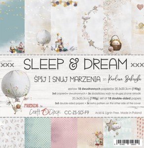 Craft O Clock -Sleep & Dream - 20,3cm x 20,3cm