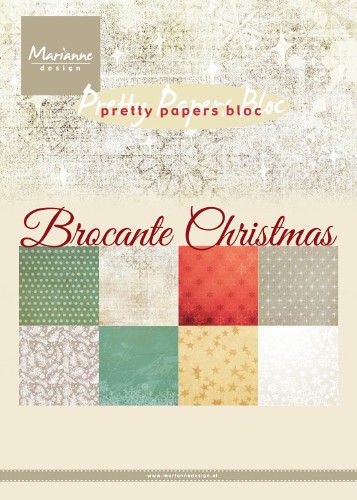 Marianne Design Paperpad Brocante Christmas