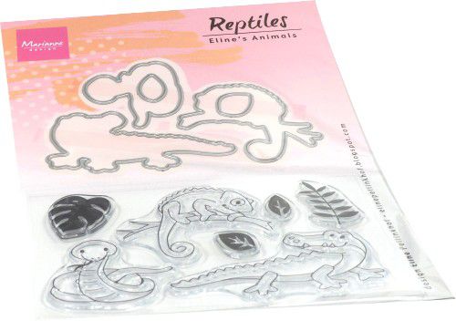 Marianne Design Clear Stamp Eline's Animals - reptielen