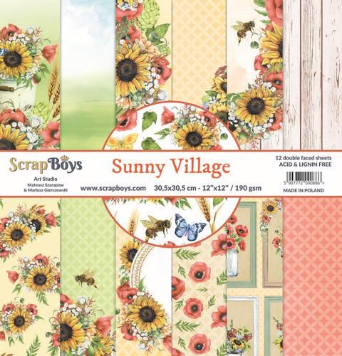 ScrapBoys Sunny Village paperset 30.5x30.5cm