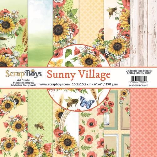 ScrapBoys Sunny Village paperpad 15.2x15.2cm