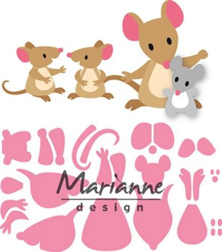 Marianne Design Collectable Eline's muizenfamilie