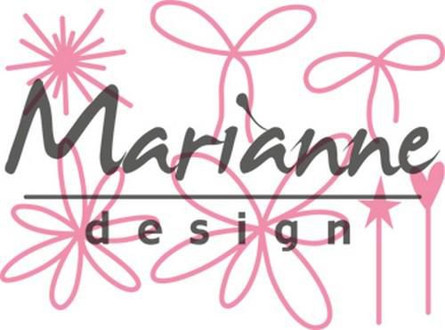 Marianne Design Collectable Giftwrapping - Karin's pins & bows