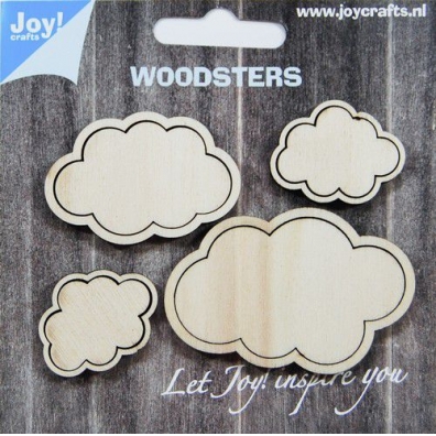 Joy! Crafts Woodsters - Wolken - voor schudkaarten   deco
